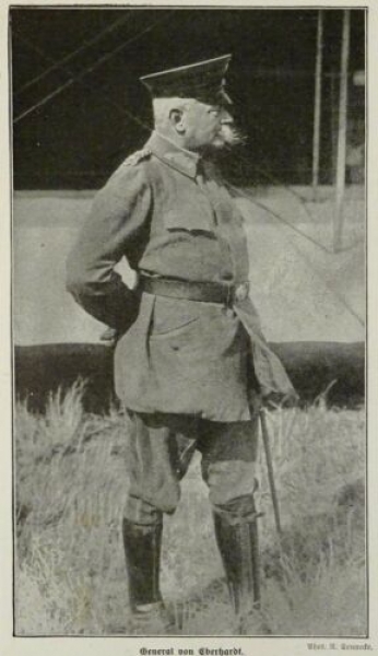 1917 - alter Druck - General von Eberhardt